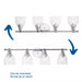 Progress Lighting 94300376015 Ambrose 4 Light 60W Bath And Vanity Light Medium Base Polished Chrome (P300376-015)
