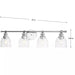 Progress Lighting 94300376015 Ambrose 4 Light 60W Bath And Vanity Light Medium Base Polished Chrome (P300376-015)