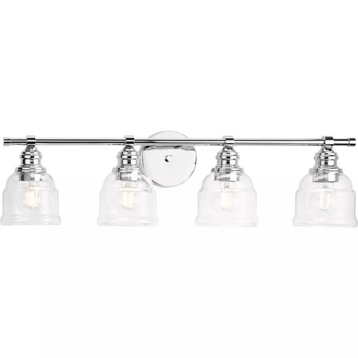 Progress Lighting 94300376015 Ambrose 4 Light 60W Bath And Vanity Light Medium Base Polished Chrome (P300376-015)