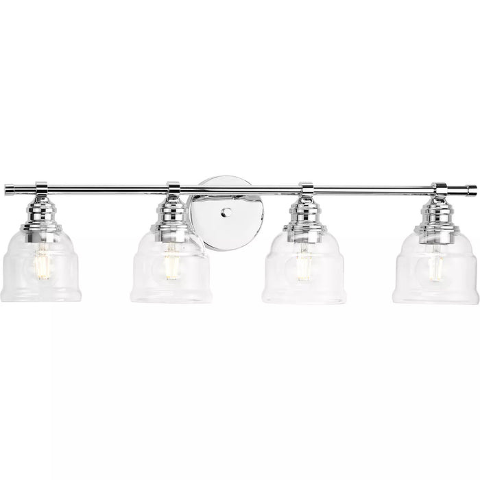 Progress Lighting 94300376015 Ambrose 4 Light 60W Bath And Vanity Light Medium Base Polished Chrome (P300376-015)