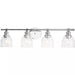 Progress Lighting 94300376015 Ambrose 4 Light 60W Bath And Vanity Light Medium Base Polished Chrome (P300376-015)