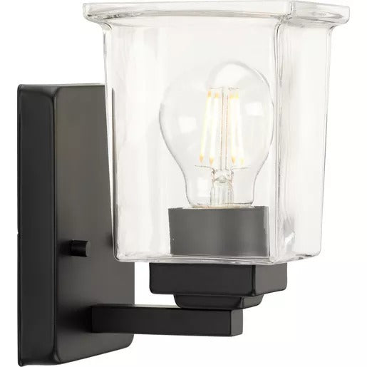 Progress Lighting 9430037731M Gilmour 1 Light 60W Bath And Vanity Light Medium Base Matte Black (P300377-31M)