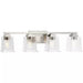 Progress Lighting 94300380009 Gilmour 4 Light 60W Bath And Vanity Light Medium Base Brushed Nickel (P300380-009)