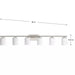 Progress Lighting 94300385009 Replay 6 Light 100W Bath And Vanity Light Medium Base Brushed Nickel (P300385-009)