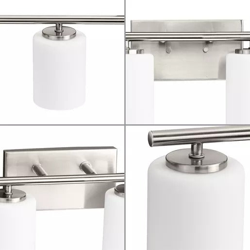 Progress Lighting 94300385009 Replay 6 Light 100W Bath And Vanity Light Medium Base Brushed Nickel (P300385-009)