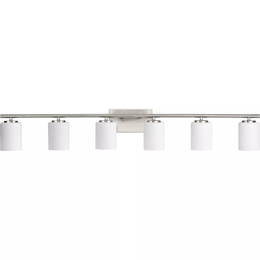 Progress Lighting 94300385009 Replay 6 Light 100W Bath And Vanity Light Medium Base Brushed Nickel (P300385-009)