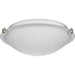 Progress Lighting 94350170009 Linen Dome 2 Light 60W Flush Mount Light Medium Base Brushed Nickel (P350170-009)