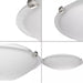 Progress Lighting 94350178009 Linen Dome 4-60W Flush Mount Light Medium Base Brushed Nickel (P350178-009)