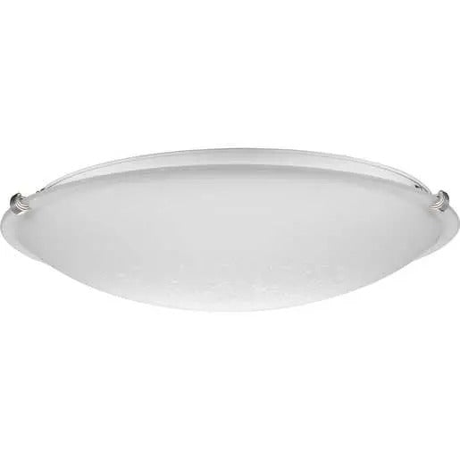 Progress Lighting 94350179009 Linen Dome 4 Light 60W Flush Mount Light Medium Base Brushed Nickel (P350179-009)
