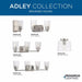 Progress Lighting 94350213009 Adley 1 Light 60W Flush Mount Light Medium Base Brushed Nickel (P350213-009)