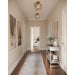 Progress Lighting 94350218109 Atwell 1 Light 60W Semi-Flush Mount Light Candelabra Base Brushed Bronze (P350218-109)