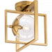 Progress Lighting 94350218109 Atwell 1 Light 60W Semi-Flush Mount Light Candelabra Base Brushed Bronze (P350218-109)
