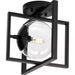 Progress Lighting 9435021831M Atwell 1 Light 60W Semi-Flush Mount Light Candelabra Base Matte Black (P350218-31M)