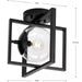 Progress Lighting 9435021831M Atwell 1 Light 60W Semi-Flush Mount Light Candelabra Base Matte Black (P350218-31M)