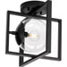 Progress Lighting 9435021831M Atwell 1 Light 60W Semi-Flush Mount Light Candelabra Base Matte Black (P350218-31M)