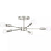 Progress Lighting 94350219009 Delayne 5 Light 60W Semi-Flush Mount Light Candelabra Base Brushed Nickel (P350219-009)