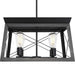 Progress Lighting 94400047031 Briarwood 4 Light 100W Chandelier Medium Base Textured Black (P400047-031)