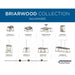 Progress Lighting 94400047141 Briarwood 4 Light 100W Chandelier Medium Base Galvanized Finish (P400047-141)