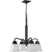 Progress Lighting 9440011831M Clifton Heights 4 Light 100W Chandelier Medium Base Matte Black (P400118-31M)