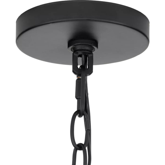 Progress Lighting 9440029231M Canebrake 6 Light 60W Chandelier Candelabra Base Matte Black (P400292-31M)