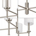 Progress Lighting 94400293009 Elara 4 Light 60W Chandelier Candelabra Base Brushed Nickel (P400293-009)