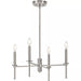 Progress Lighting 94400293009 Elara 4 Light 60W Chandelier Candelabra Base Brushed Nickel (P400293-009)