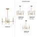 Progress Lighting 94400293163 Elara 4 Light 60W Chandelier Candelabra Base Vintage Brass (P400293-163)