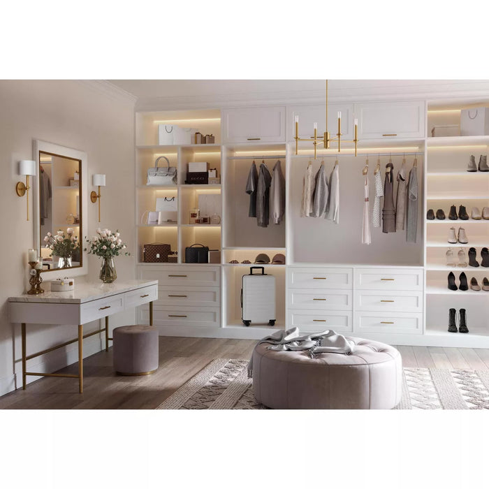 Progress Lighting 94400293163 Elara 4 Light 60W Chandelier Candelabra Base Vintage Brass (P400293-163)