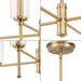 Progress Lighting 94400293163 Elara 4 Light 60W Chandelier Candelabra Base Vintage Brass (P400293-163)