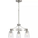 Progress Lighting 94400295009 Parkhurst 3 Light 60W Chandelier Medium Base Brushed Nickel (P400295-009)