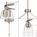 Progress Lighting 94400295009 Parkhurst 3 Light 60W Chandelier Medium Base Brushed Nickel (P400295-009)