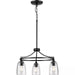 Progress Lighting 9440029531M Parkhurst 3 Light 60W Chandelier Medium Base Matte Black (P400295-31M)
