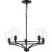 Progress Lighting 9440029631M Parkhurst 5 Light 60W Chandelier Candelabra Base Matte Black (P400296-31M)