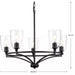 Progress Lighting 9440029631M Parkhurst 5 Light 60W Chandelier Candelabra Base Matte Black (P400296-31M)