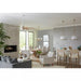 Progress Lighting 94400297109 Parkhurst 6 Light 60W Chandelier Candelabra Base Brushed Bronze (P400297-109)