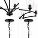 Progress Lighting 9440029731M Parkhurst 6 Light 60W Chandelier Candelabra Base Matte Black (P400297-31M)