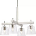 Progress Lighting 94400299009 Saffert 4 Light 60W Chandelier Medium Base Brushed Nickel (P400299-009)