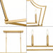 Progress Lighting 94400300109 Parkhurst 6 Light 60W Island Chandelier Candelabra Base Brushed Bronze (P400300-109)