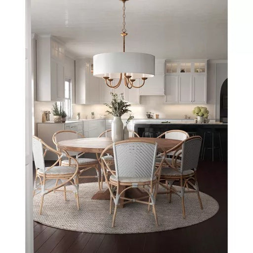 Progress Lighting 944217109 5 Light 60W Chandelier Candelabra Base Brushed Bronze (P4217-109)