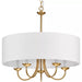 Progress Lighting 944217109 5 Light 60W Chandelier Candelabra Base Brushed Bronze (P4217-109)