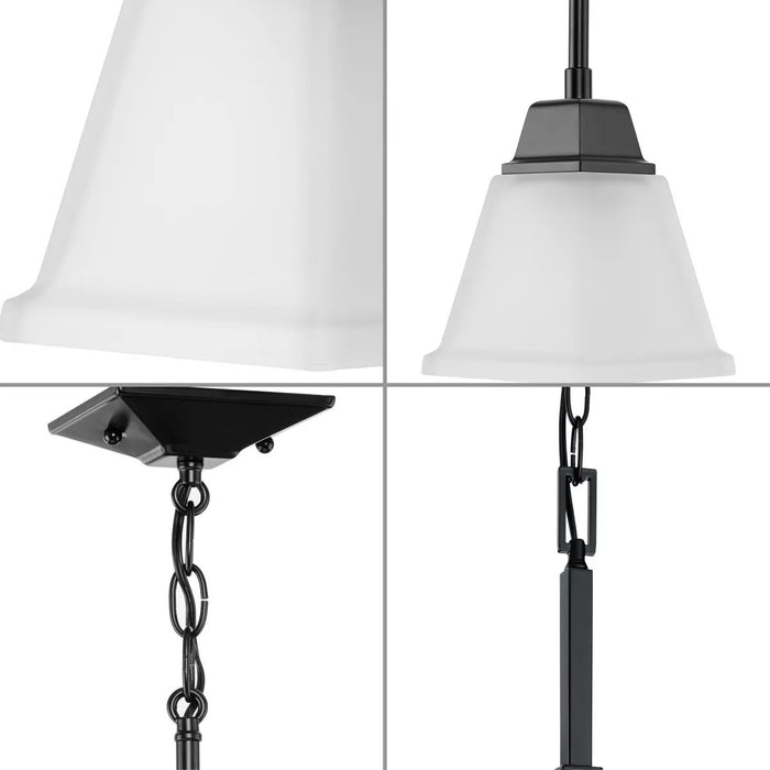 Progress Lighting 9450012531M Clifton Heights 1 Light 100W Mini Pendant Medium Base Matte Black (P500125-31M)