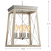 Progress Lighting 94500178141 Briarwood 4 Light 60W Hall And Foyer Light Medium Base Galvanized Finish (P500178-141)