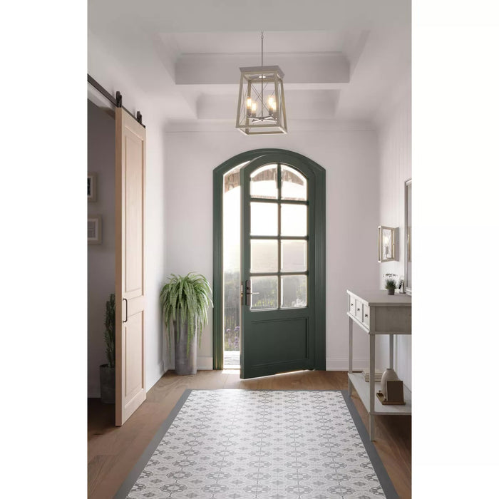 Progress Lighting 94500178141 Briarwood 4 Light 60W Hall And Foyer Light Medium Base Galvanized Finish (P500178-141)