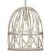 Progress Lighting 94500343185 Chastain 1 Light 60W Pendant Medium Base Bleached Oak (Painted) (P500343-185)