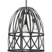 Progress Lighting 94500344187 Chastain 3 Light 60W Pendant Medium Base 	Cerused Black Oak (P500344-187)