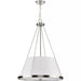 Progress Lighting 94500357009 Saffert 3 Light 60W Pendant Medium Base Brushed Nickel (P500357-009)