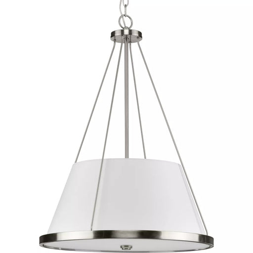 Progress Lighting 94500357009 Saffert 3 Light 60W Pendant Medium Base Brushed Nickel (P500357-009)