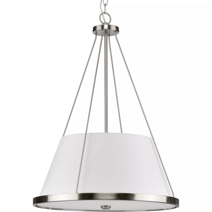 Progress Lighting 94500357009 Saffert 3 Light 60W Pendant Medium Base Brushed Nickel (P500357-009)