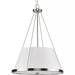 Progress Lighting 94500357009 Saffert 3 Light 60W Pendant Medium Base Brushed Nickel (P500357-009)
