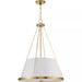 Progress Lighting 94500357163 Saffert 3 Light 60W Pendant Medium Base Vintage Brass (P500357-163)
